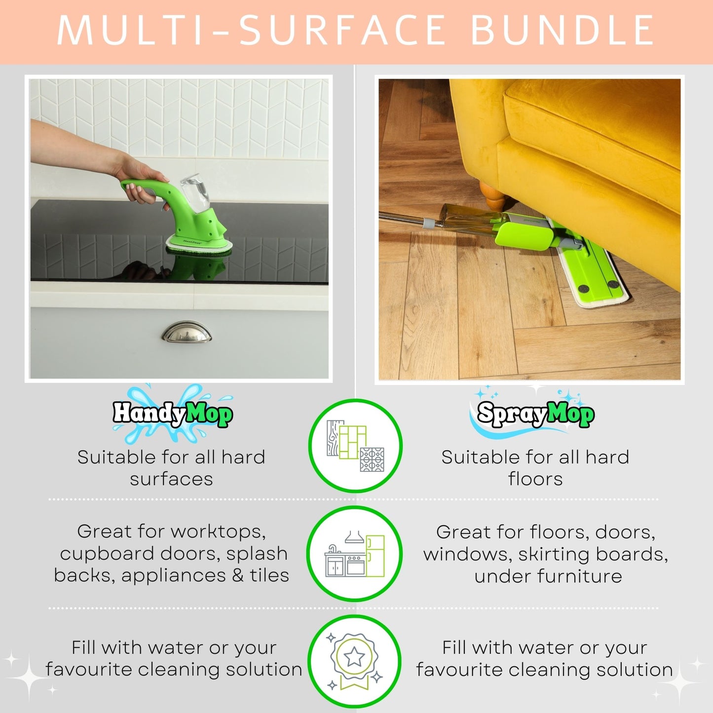 Nest Zest Spray Mop ULTIMATE BUNDLE