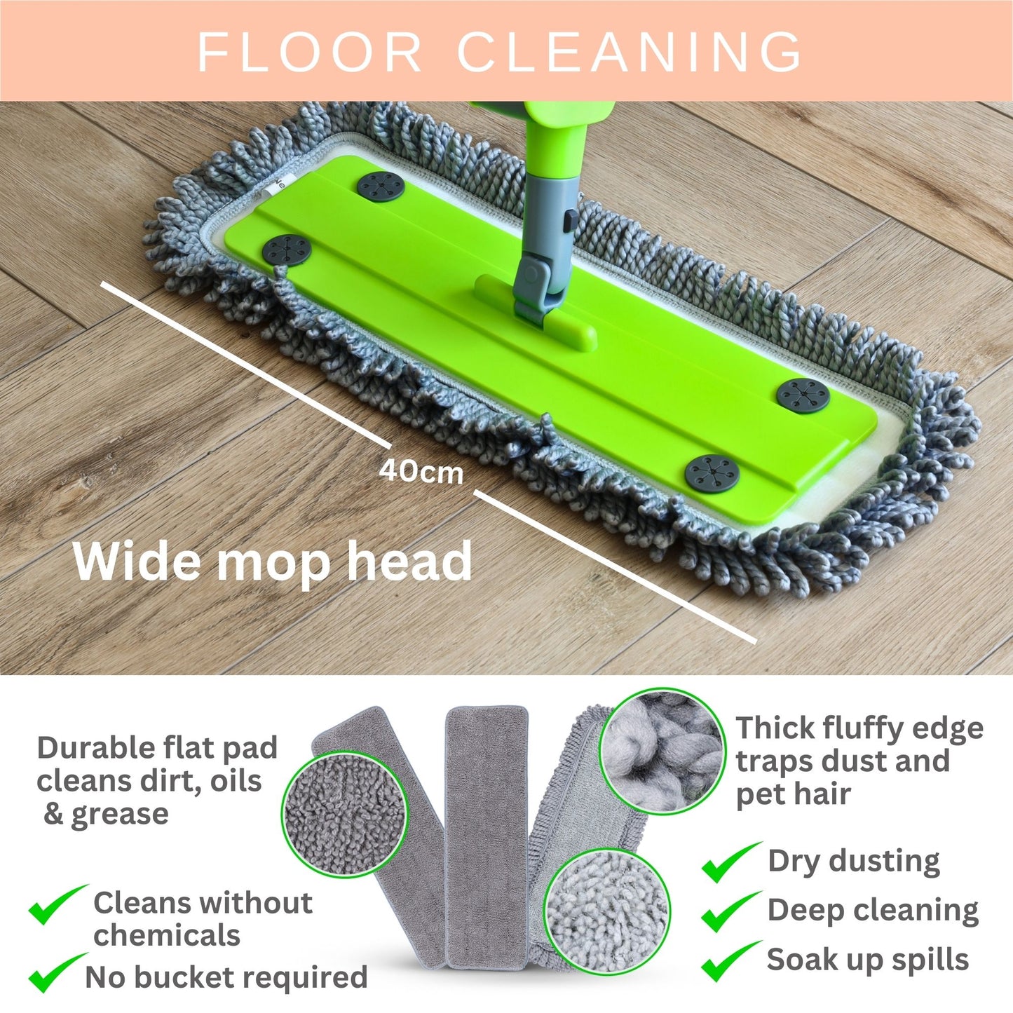 Nest Zest Spray Mop ULTIMATE BUNDLE